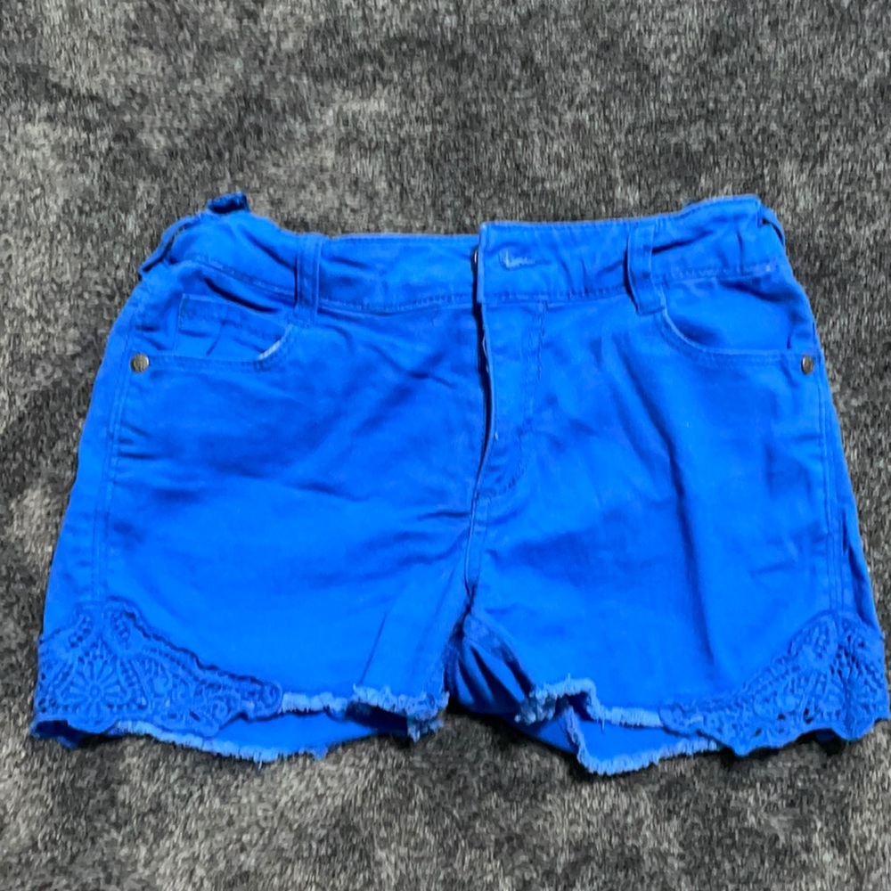Bright blue Jean shorts